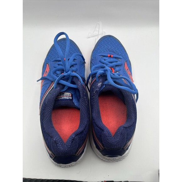 Saucony Cohesion 10 Blue Coral Running Shoes Womens Size 9.5 - Picture 4 of 5